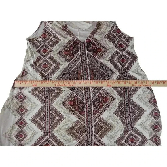 Altar'd State Women's  Multicolor Keyhole V Neck Sleeveless Dress  Sz Large - Picture 5 of 9